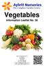 Vegetables Information Leaflet No. 36