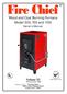 Wood and Coal Burning Furnace Model 500, 700 and 1100