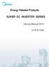 Energy Related Products SUPER DC INVERTER SERIES