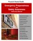Emergency Preparedness and. Safety Awareness Reference Manual