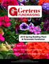 FUNDRAISING 2018 Spring Bedding Plant & Perennials Fundraiser