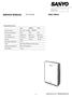 SERVICE MANUAL ABC-VW24. Air Purifier. FILE No. Specifications REFERENCE NO. SM