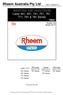 Rheem Australia Pty Ltd ABN