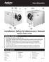Installation, Safety & Maintenance Manual Model 1750A/1770A