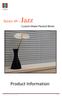 Series 49 - Jazz. Custom Made Pleated Blinds. Product Information. Jazz Manual Version Page 1
