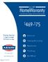 HomeWarranty One Call One Company We ve Got You Covered 469- $ 75 A.B. MAY. Electrical. Heating & Cooling. Appliances. Plumbing. And More!