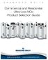 Commercial and Residential Ultra Low NOx Product Selection Guide