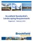Brookfield Residential's Landscaping Requirements