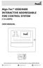 Algo-Tec 6500/6600 INTERACTIVE ADDRESSABLE FIRE CONTROL SYSTEM