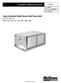 Large Horizontal Water Source Heat Pump Units Size 070, 090, 120 Model CDD, CDE, CDL, CDS, CME, CMG, CMS