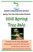 2018 Spring Tree Sale