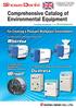Comprehensive Catalog of Environmental Equipment