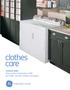 clothes care Contract Sales New product introductions 2006 GE Profile and GE washers and dryers