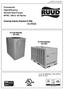 Commercial High-Efficiency Remote Heat Pumps RPWL- 090 & 120 Series. Featuring Industry Standard R-410A. 7.5 TON MODEL [26 kw] 10 TON MODEL [35 kw]