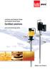 Lutz Drum and Container Pumps and Eccentric Screw Pumps. Certifi ed solutions. for the food and beverage industry PURE PURE. Safety is our Concern