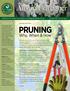 Published by The Garden Club of Austin  JANUARY 2015 Vol. 52 Issue 1 PRUNING. Why, When & How