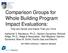 Comparison Groups for Whole Building Program Impact Evaluations: