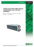 Ceiling Concealed High Volume Chilled Water Fan Coil Unit (50/60Hz)