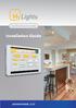 Smart LED Lighting System and Tablet. Installation Guide