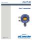 User manual OLCT 80. Part Number: NPO80GB Revision: E.1 The Fixed Gas Detection Experts