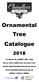 Ornamental Tree Catalogue