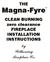 THE. Magna-Fyre. CLEAN BURNING zero clearance FIREPLACE INSTALLATION INSTRUCTIONS. by Wilkening Fireplace Co. Page 1