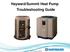 Hayward/Summit Heat Pump Troubleshooting Guide Hayward Industries