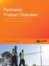 Perimeter Product Overview. Effective protection for your business
