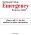 Dartmouth College. Emergency. Response Guide. Always call 911 for fire, medical, or police emergencies
