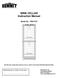 WINE CELLAR Instruction Manual