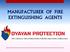 MANUFACTURER OF FIRE EXTINGUISHING AGENTS