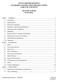 SUB WATER DEPARTMENT STANDARD CONSTRUCTION SPECIFICATIONS TABLE OF CONTENTS SECTION PLANTING