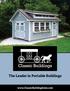 The Leader in Portable Buildings
