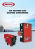 AIR HEATERS AND HEATING CONTAINERS