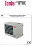 Operating, Installation and Maintenance Manual CONDENSING WARM AIR HEATER ECO