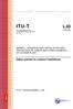 ITU-T L.63. Safety practice for outdoor installations