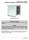 CELDEK Evaporative Cooler Module Installation, Operation, and Maintenance Manual. CELDEK Evaporative Cooler