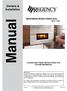 Manual. Owners & Installation. MONTROSE WOOD FIREPLACE Model: L850B PLEASE KEEP THESE INSTRUCTIONS FOR FUTURE REFERENCE