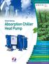 Absorption Chiller Heat Pump