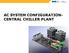 AC SYSTEM CONFIGURATION- CENTRAL CHILLER PLANT
