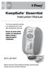 KeepSafe. Essential. Instruction Manual. The Posey KeepSafe Essential is an important part of your falls management protocols.