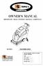 OWNER'S MANUAL IMPORTANT: READ OWNER'S MANUAL CAREFULLY MODEL: TRIPLES PANTHER 20TD