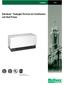 Catalog EnerSaver Packaged Terminal Air Conditioners and Heat Pumps
