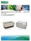 Applied Packaged Terminal Air Conditioner and Heat Pumps