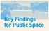 Key Findings for Public Space