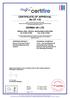 CERTIFICATE OF APPROVAL No CF 118 DORMA UK LTD