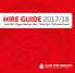 HIRE GUIDE 2017/18. Tool Hire Digger/Dumper Hire Toilet Hire Powered Access