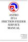 ASTRO FF14 FRICTION FEEDER SERVICE MANUAL