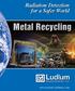 Radiation Detection for a Safer World. Metal Recycling.