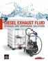 diesel exhaust fluid storage and dispensing solutions